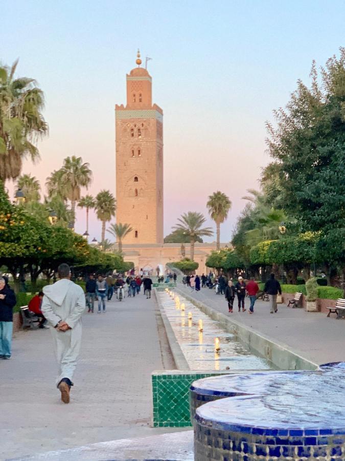 Authentic Moroccan Charm Apartment In Marrakech Terrace Марракеш Экстерьер фото