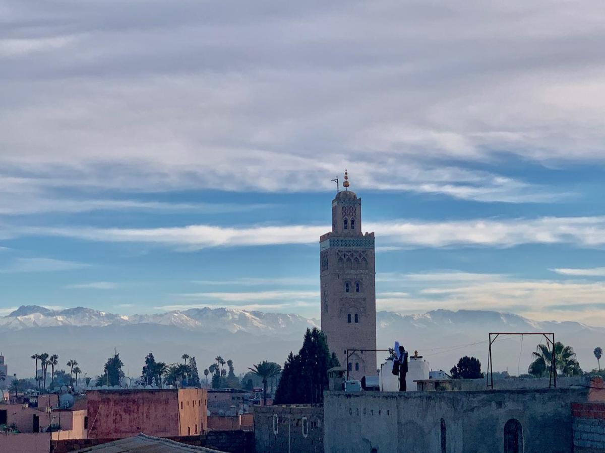 Authentic Moroccan Charm Apartment In Marrakech Terrace Марракеш Экстерьер фото