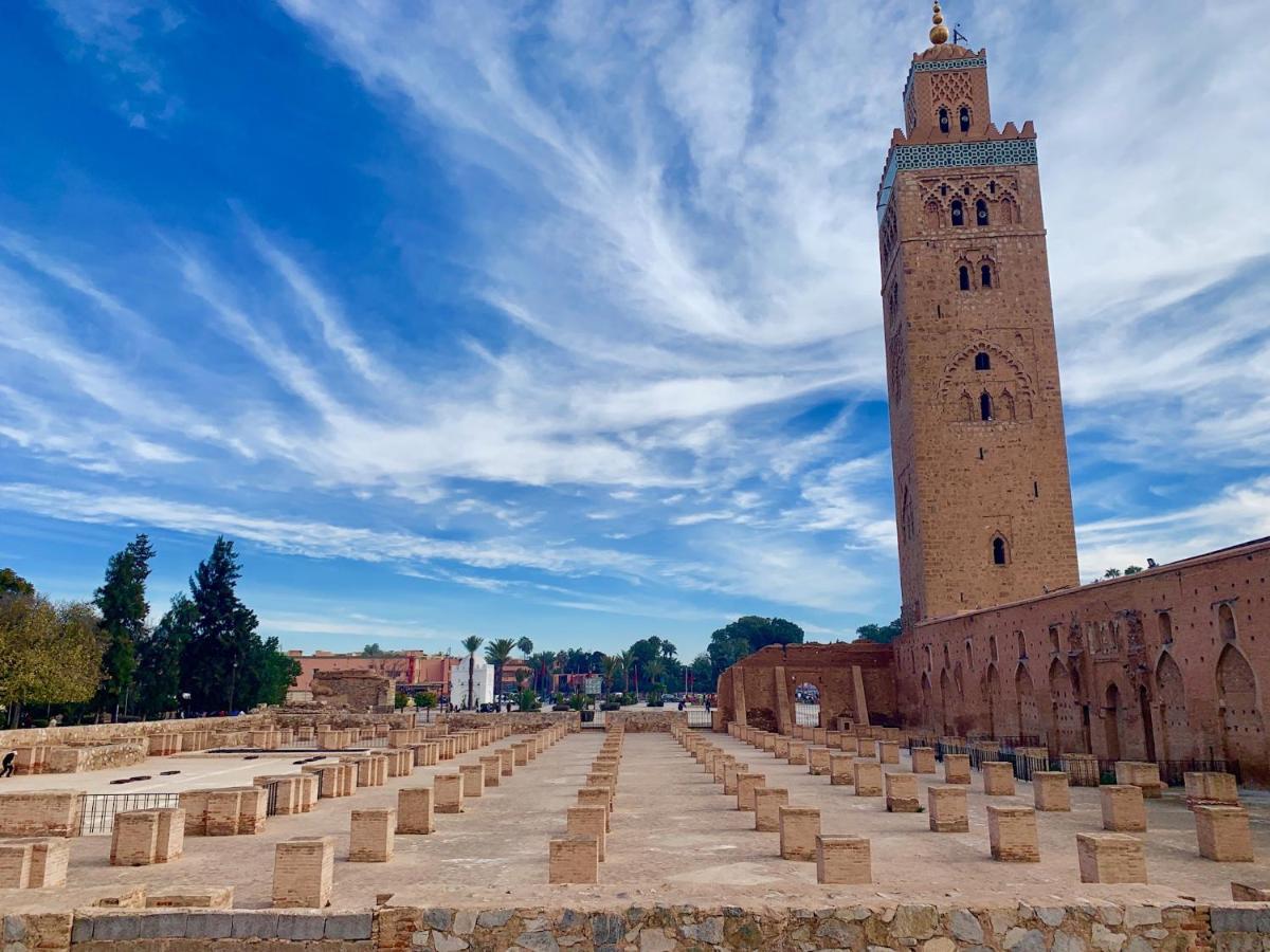 Authentic Moroccan Charm Apartment In Marrakech Terrace Марракеш Экстерьер фото